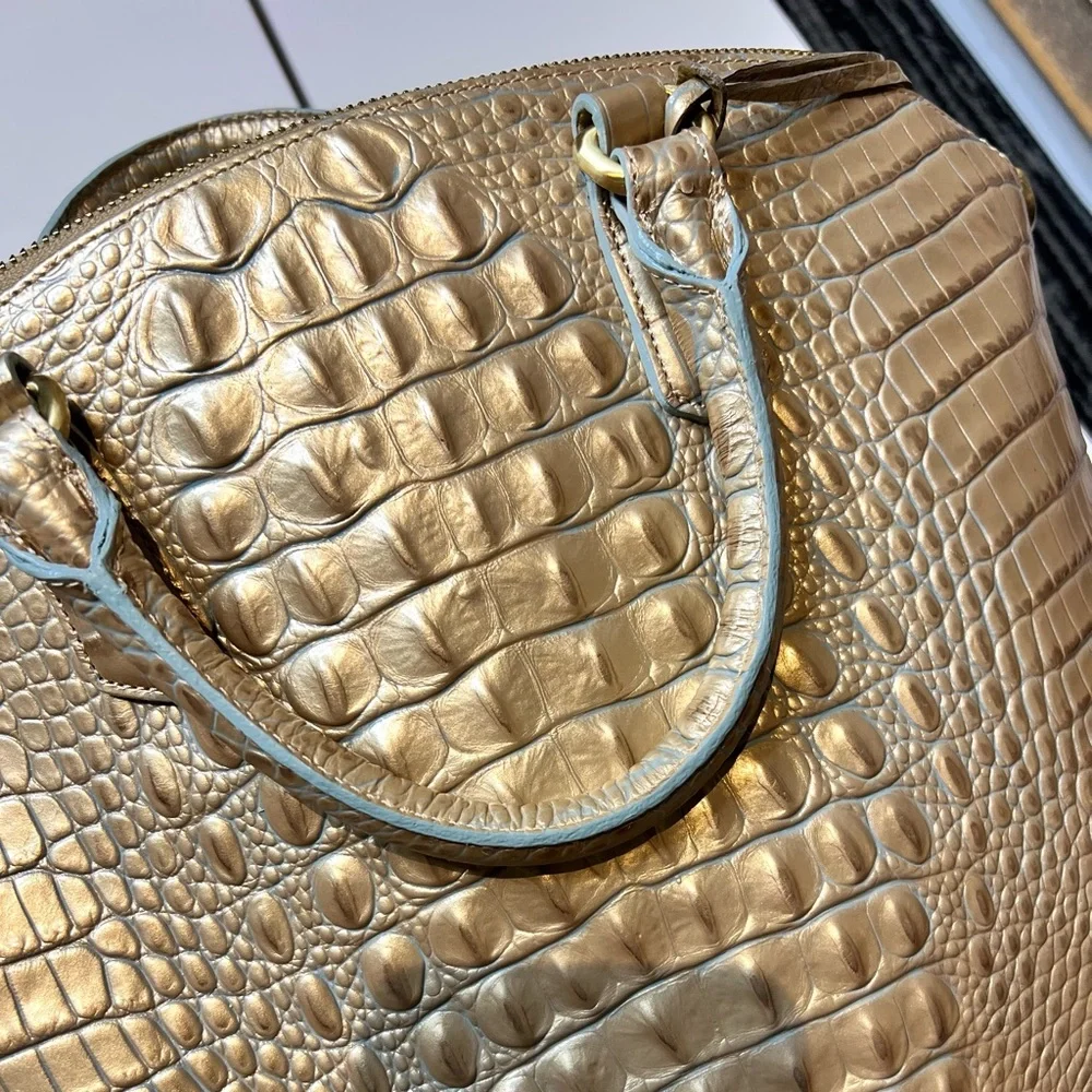 Brahmin structured satchel